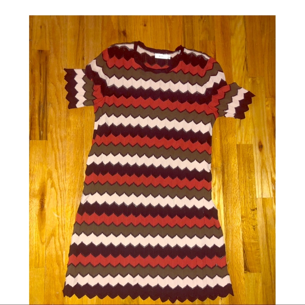 Alc stripped sweater dress